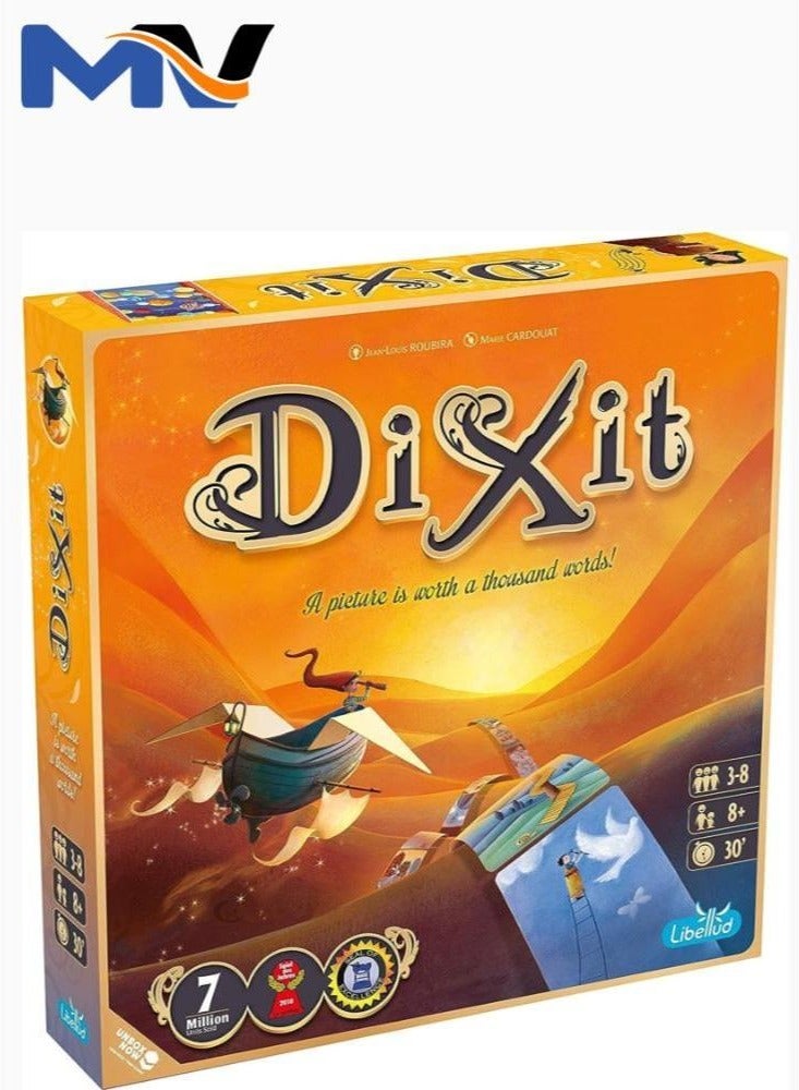 Dixit Board Game Storytelling Game for Kids and Adults Fun Family Board Game Creative Kids Game - 3-6 Players Ages 8 and up Board Game Accessories Board Game