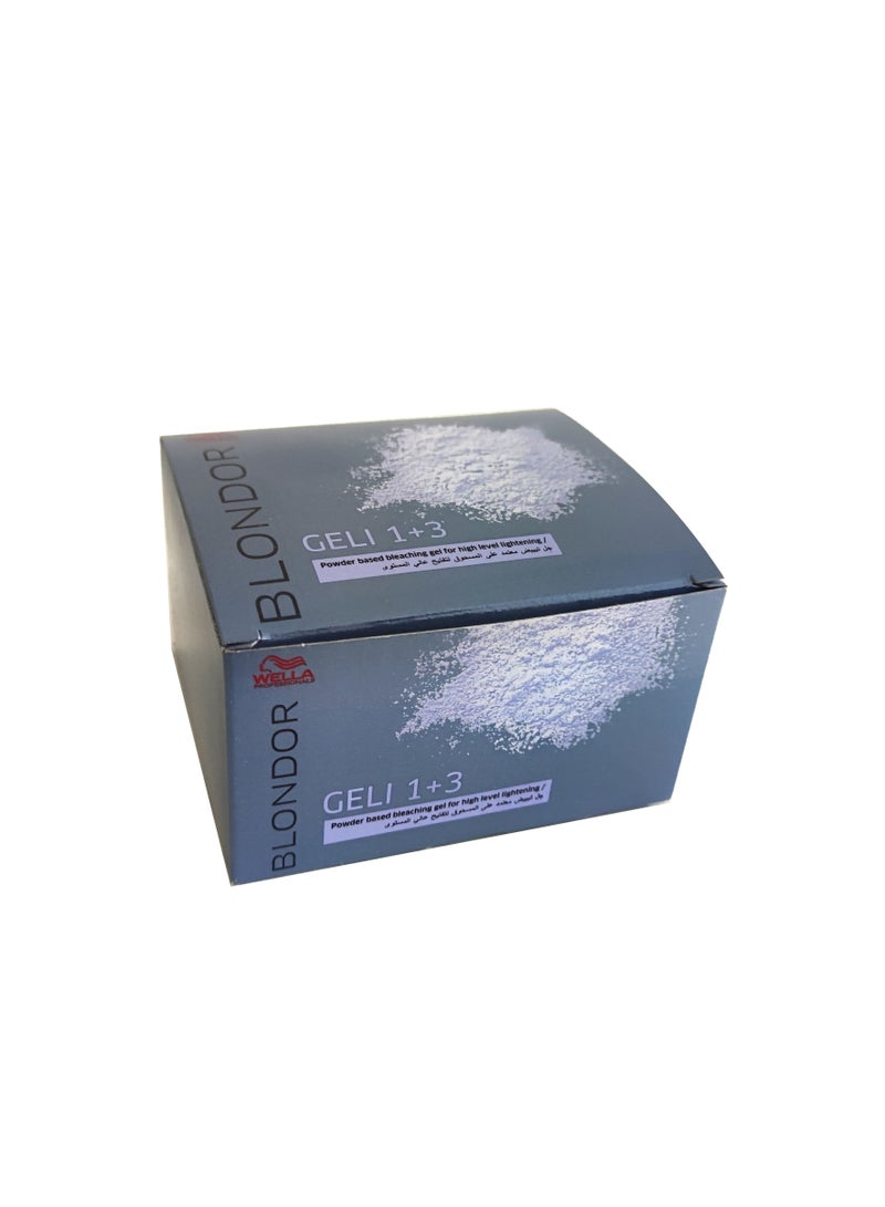 WELLA BLONDOR GELI 1+3 Powder based Bleaching gel for High Level Lightening 20X10g pack