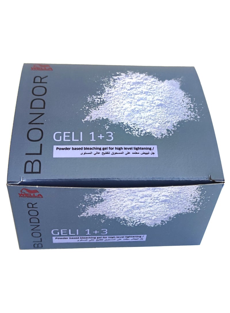 WELLA BLONDOR GELI 1+3 Powder based Bleaching gel for High Level Lightening 20X10g pack