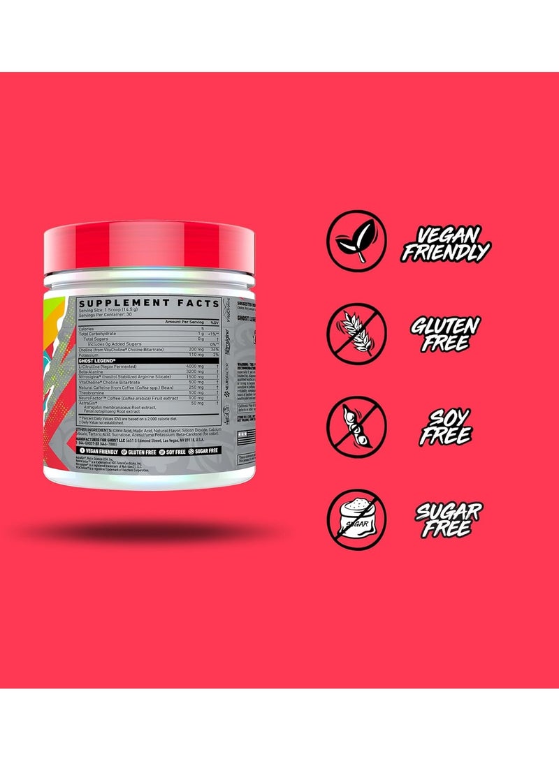 Ghost Legend Pre-Workout Lemon Crush Flavor 435 gram