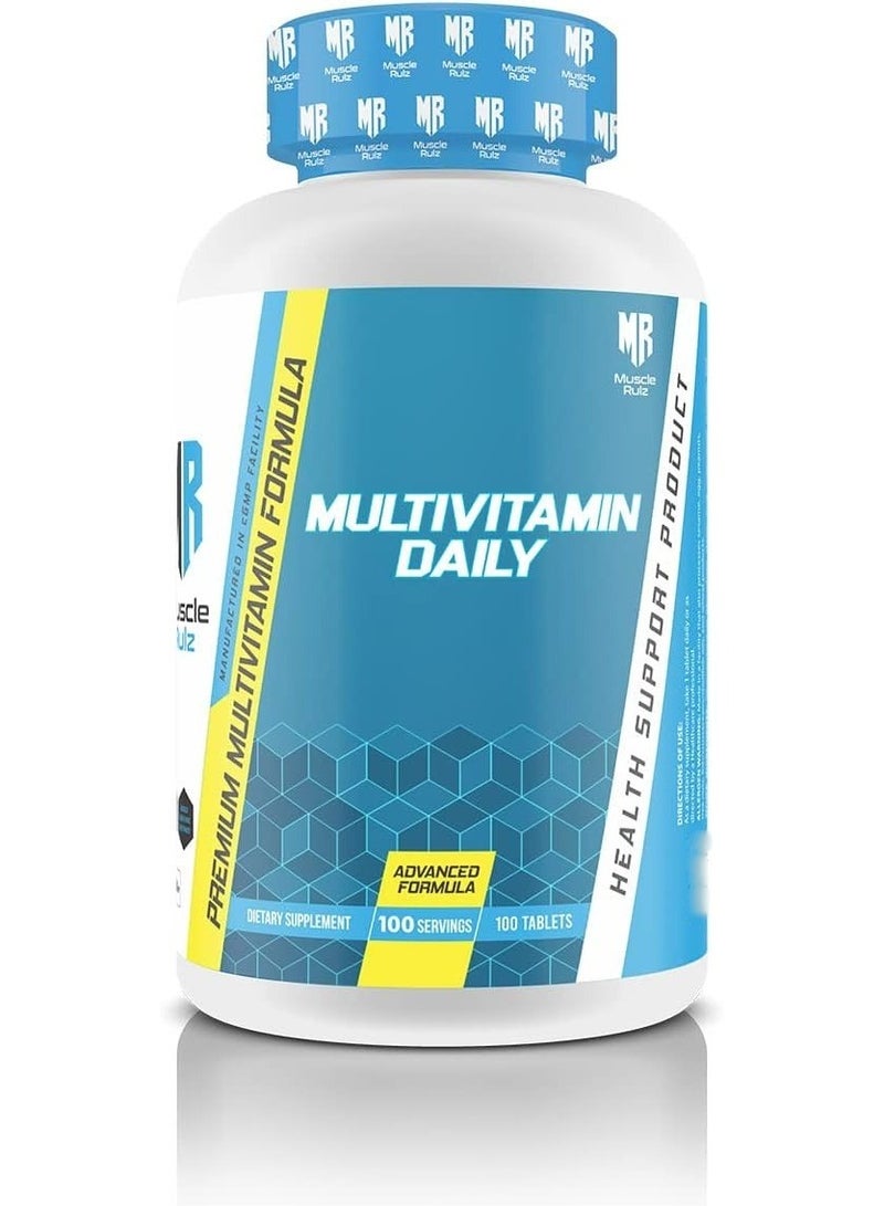 Muscle Rulz Multivitamin daily, 100 Tablets