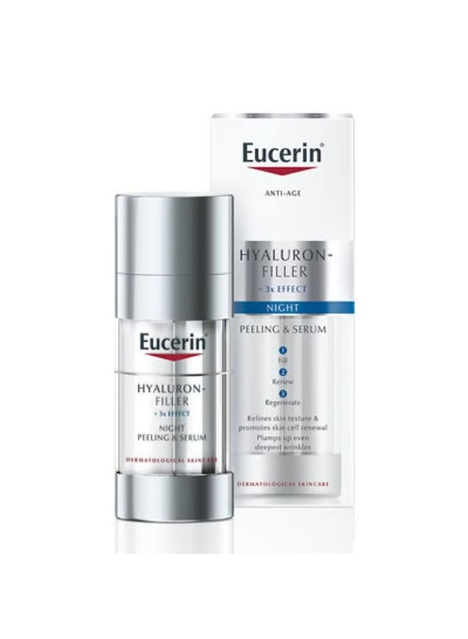 Eucerin Hyaluron Filler Night Peeling and Serum 30ml