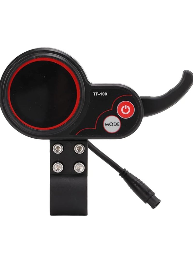 TF-100 6 Pin Electric Finger Throttle with LCD Display for 48V Electric Scooter