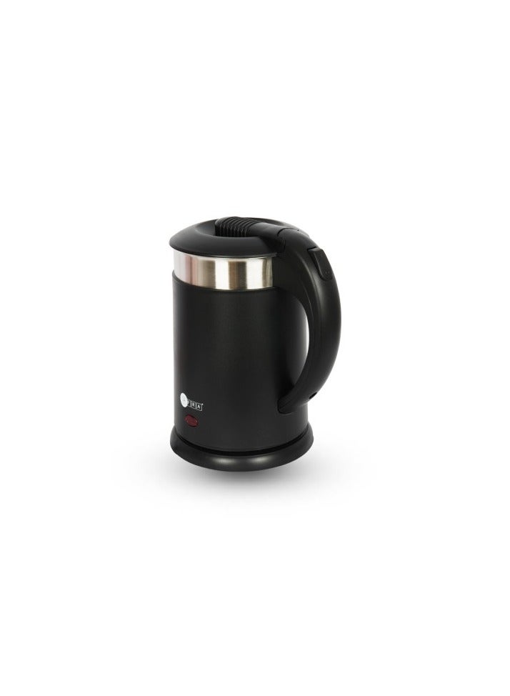 Portable Electric Kettle | 1500W | 1.2L | Fast Boil | Cordless Design | Cool-Touch Handle | Wide Opening | Light Indicator | 1-Year Warranty 1 L 1200 W AF-1215KTBK black