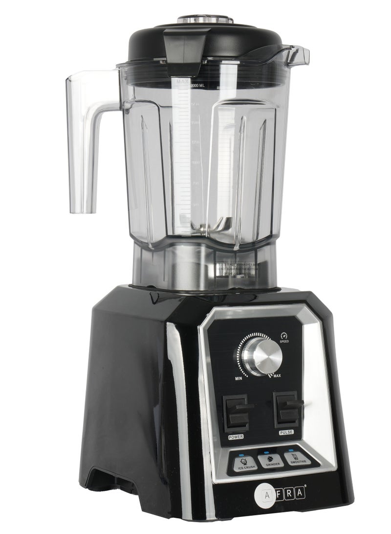 High-Speed Blender | 1600W | 2000ML Unbreakable Jar | 6 PCS SUS Blades | 100% Pure Copper Motor | Time Setting | ETL, CB, GS, CE Certified | 1-Year Warranty 2 L 1600 W AF-162PBBK black