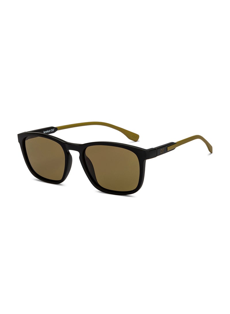 Unisex Polarized Wayfarer Sunglasses - LA S13164 - Lens Size: 53 Mm