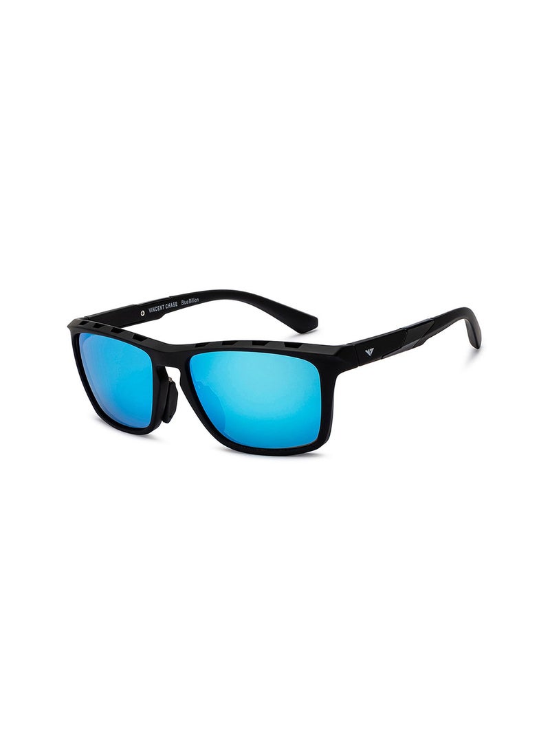 Unisex UV Protection Wayfarer Sunglasses - VC S16185 - Lens Size: 56 Mm