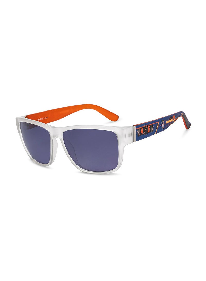 Unisex Polarized Wayfarer Sunglasses - VC S16415 - Lens Size: 57 Mm