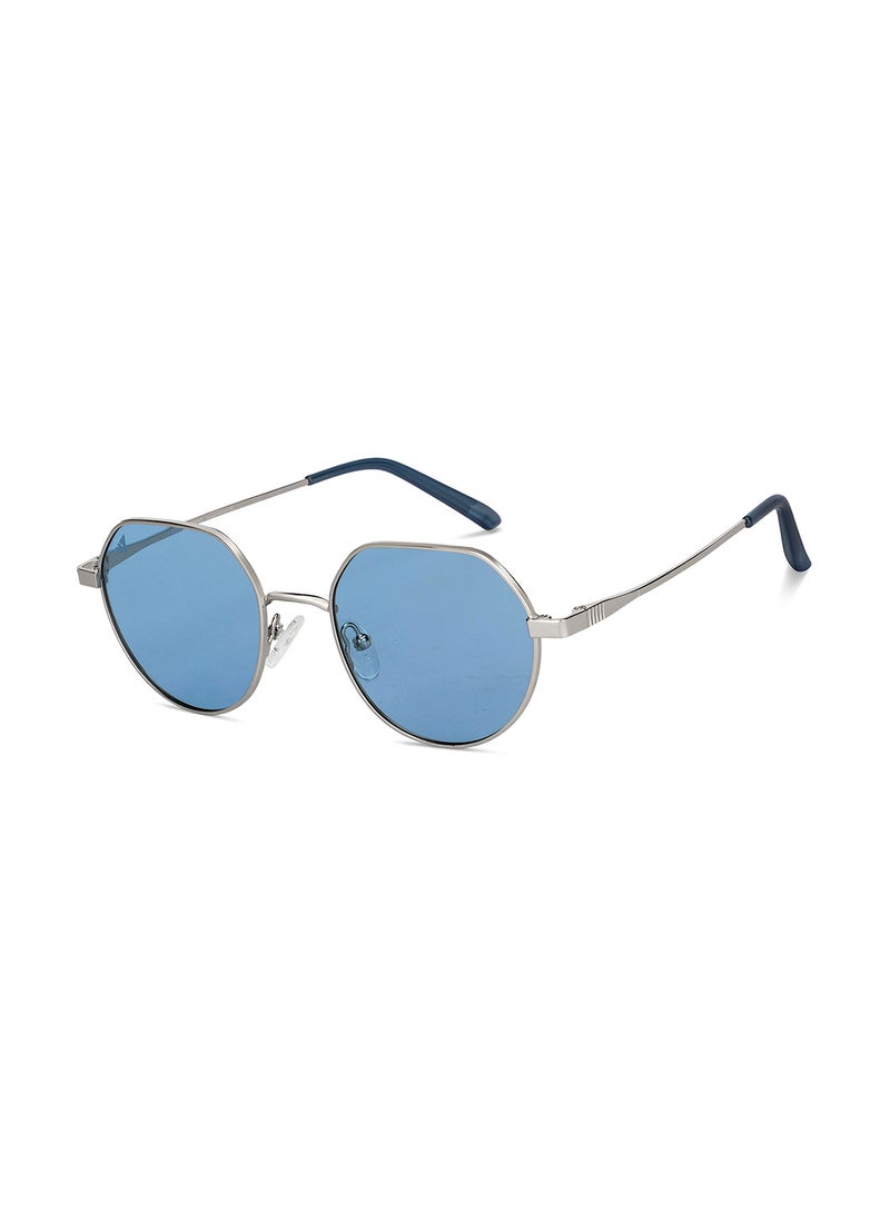 Unisex Polarized Round Sunglasses - VC S14505 - Lens Size: 50 Mm