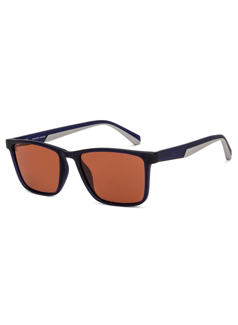 Unisex Polarized Wayfarer Sunglasses - VC S15754 - Lens Size: 54 Mm