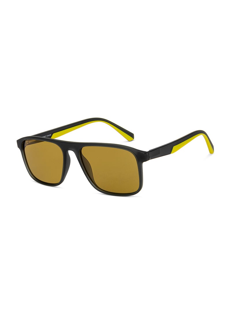 Unisex Polarized Wayfarer Sunglasses - VC S15756 - Lens Size: 55 Mm