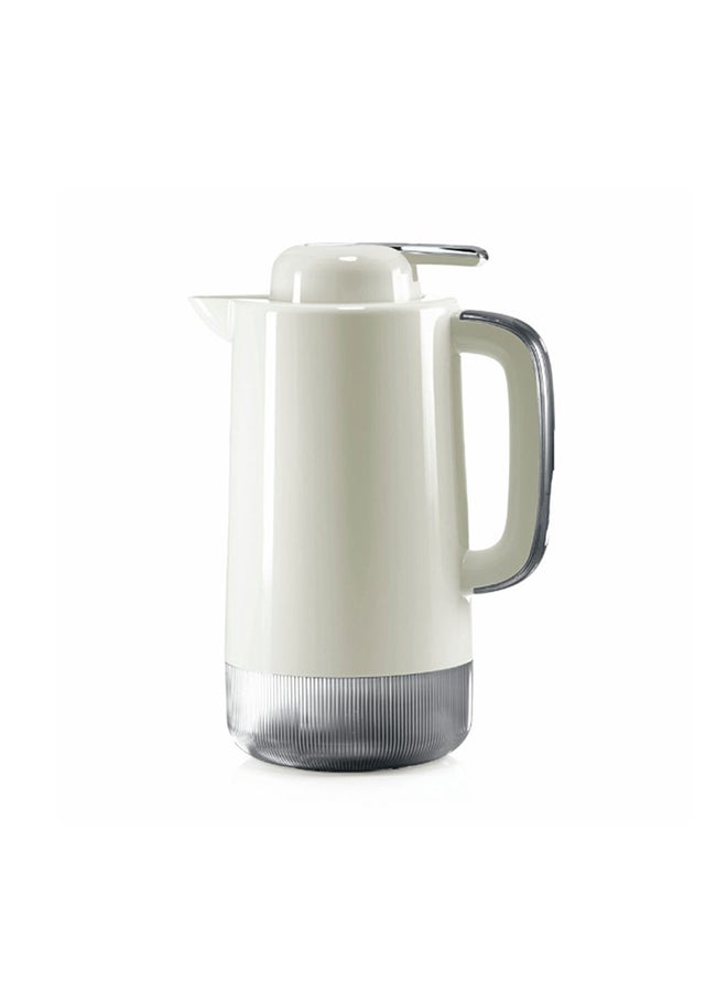 Luce Vacuum 1L Jug, White & Grey