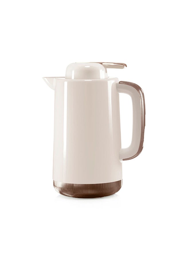 Luce Vacuum 0.75L Jug, Beige & Brown