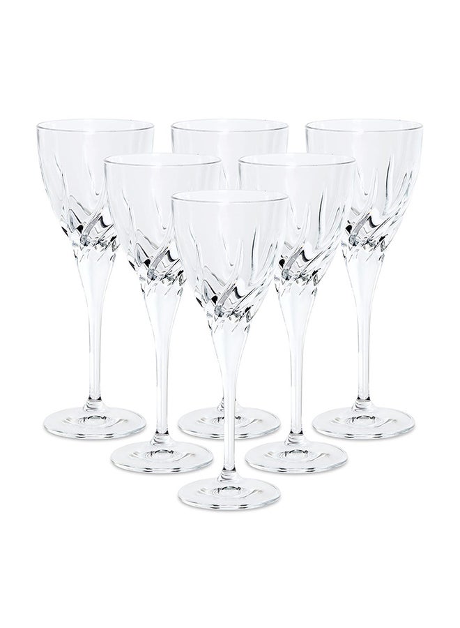 Trix White Wine Glass, Clear - Set of 6