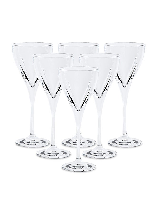 Fusion Red Wine Glass, Clear - Set of 6