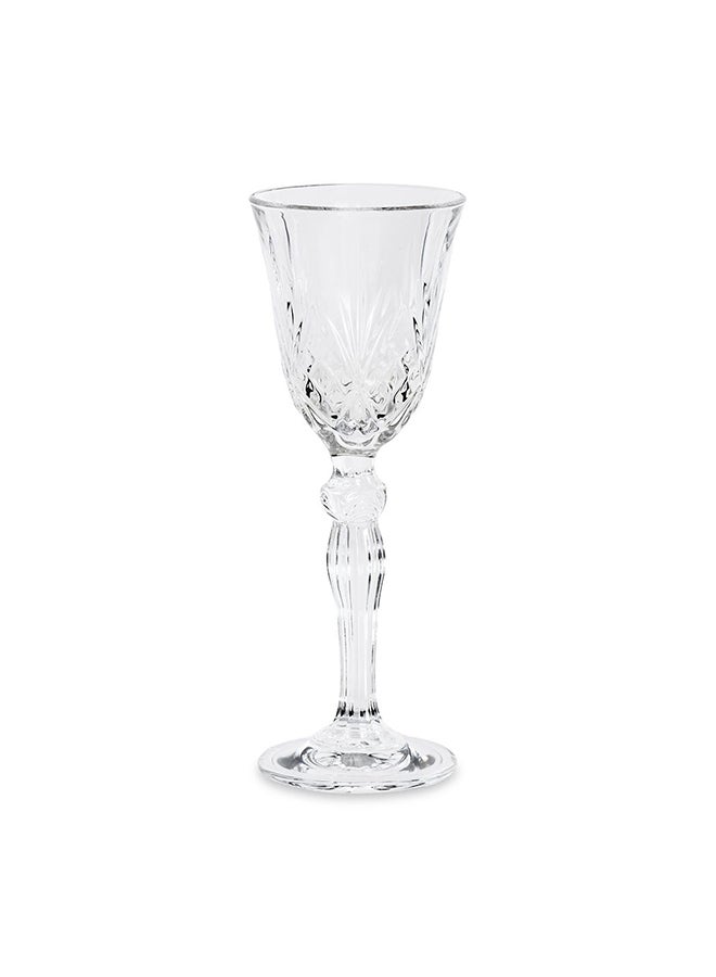 Melodia Liquor Stem Glass, Clear - Set of 6