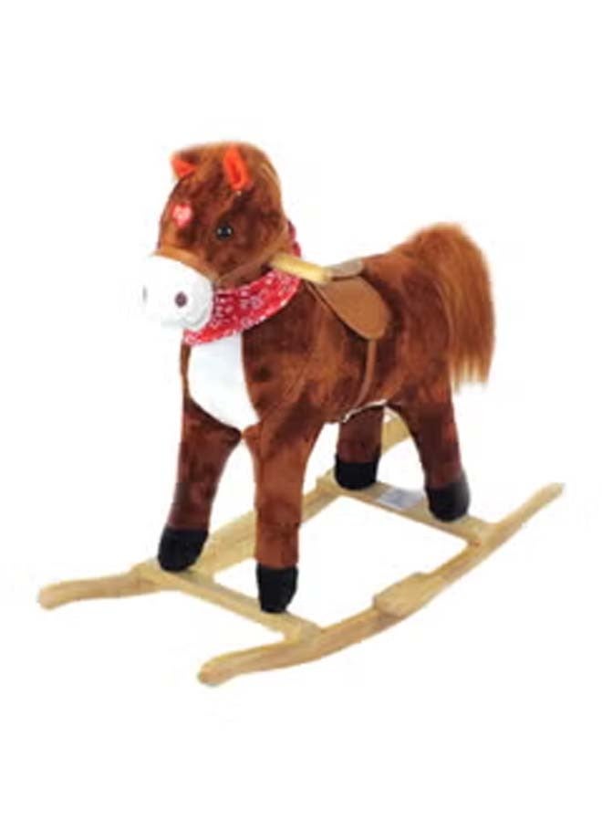 Musical Horse Ride-On Toy Durable Comfortable Rich Unique Detailed Design