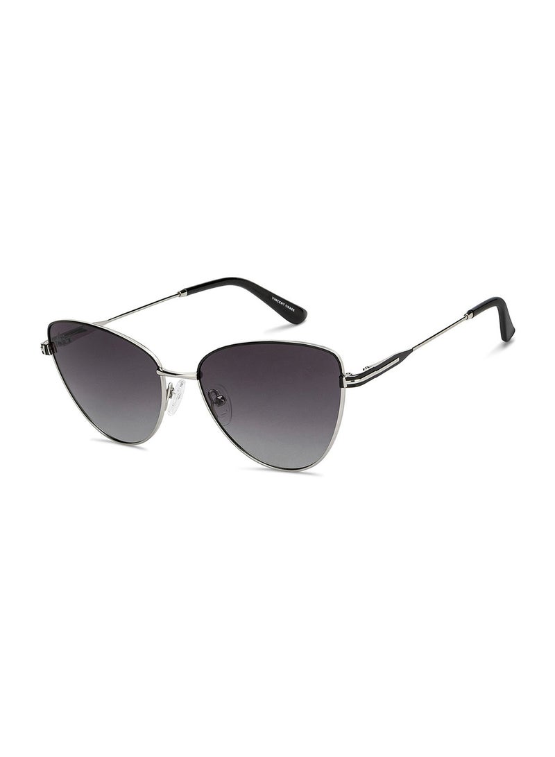 Women's Women's Polarized Cat Eye Sunglasses - VC S15868 - Lens Size: 56 Mm