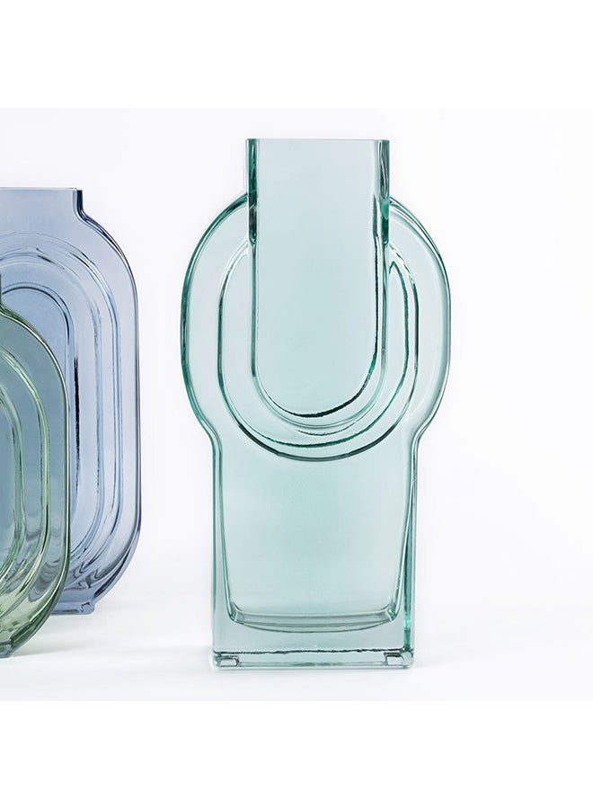 Urban Vase, Mint Blue - 17x9.5x34 cm