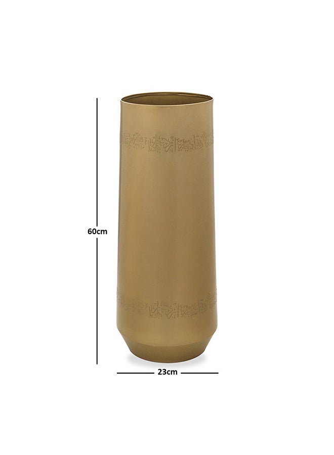 Afiya Vase, Gold - 23x60 cm