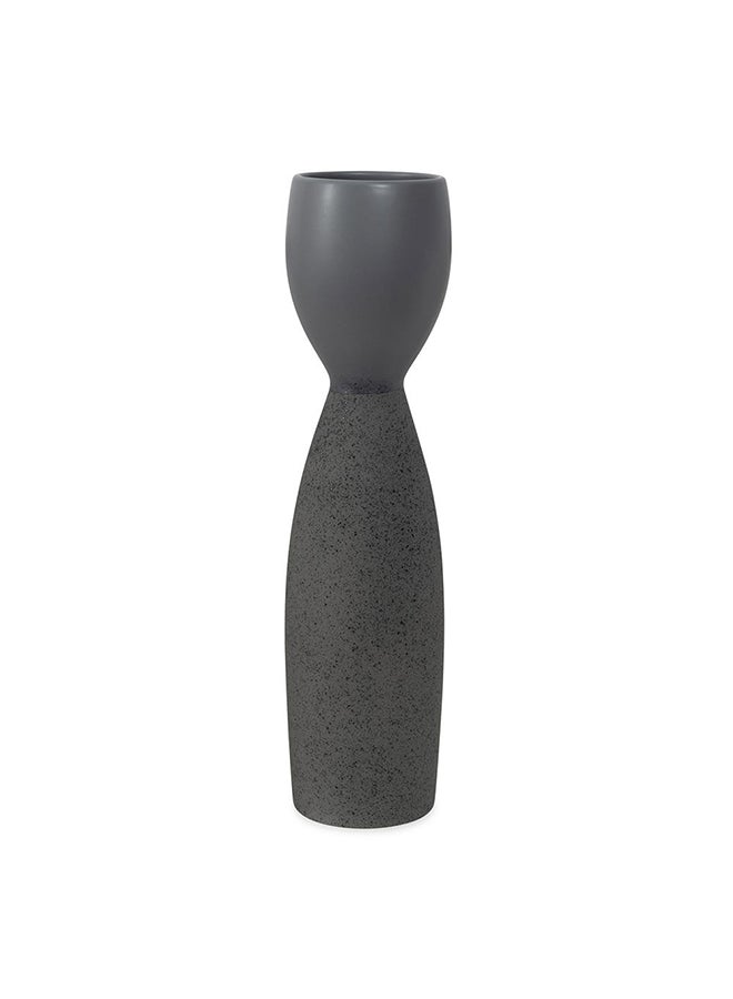 Montana Vase, Grey - 12x49 cm