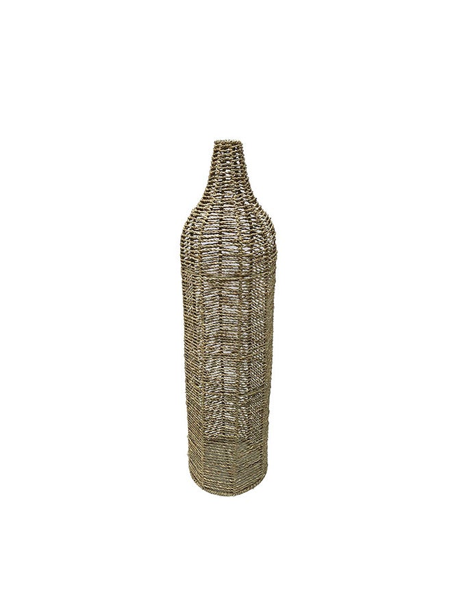 Boho Seagrass Vase, Natural - 21x80 cm