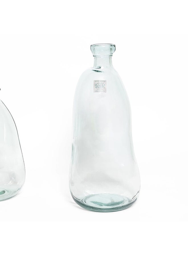 Organic Vase, Clear - 22x51 cm