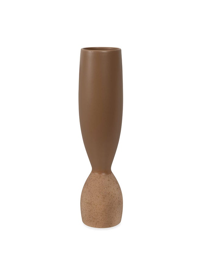 Montana Vase, Brown - 12x49 cm