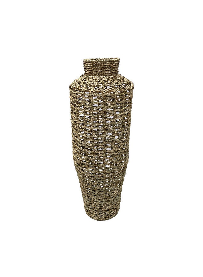 Boho Seagrass Vase, Natural - 25x70 cm