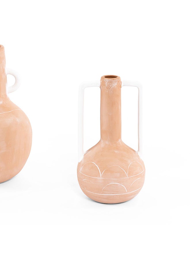 Cairo Vase, Terracotta - 12.7x23.3 cm