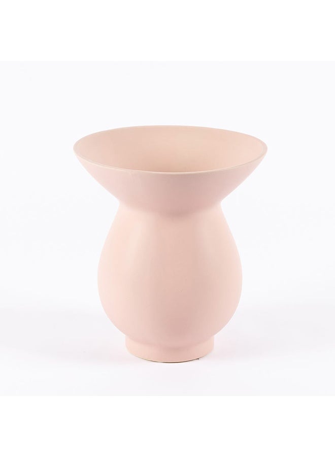 Coral Vase, Pink - 19x21 cm