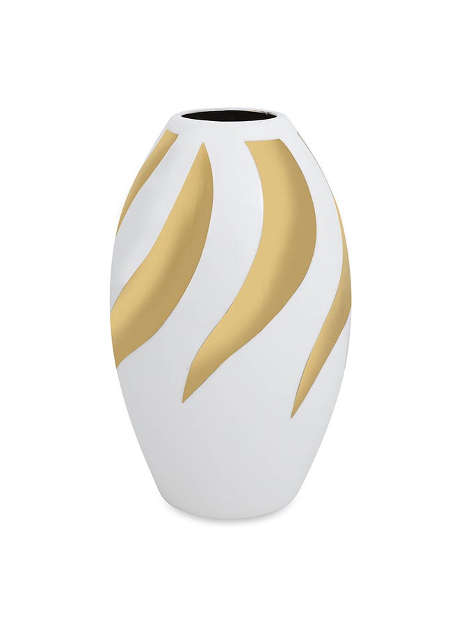 Glow Vase, White - 14.2x23.2 cm