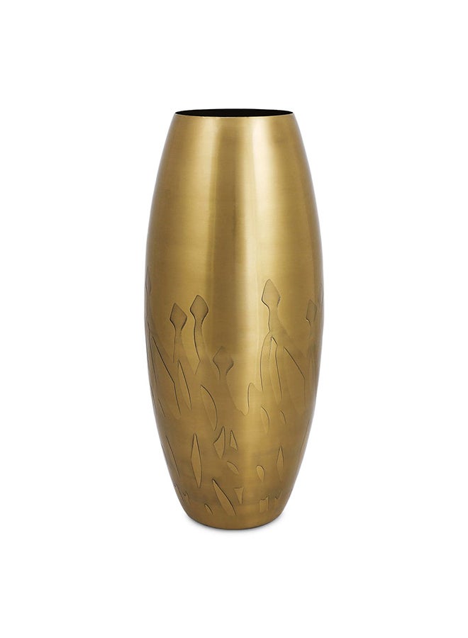 Sujj Vase, Gold - Small, 15.2x35.5 cm