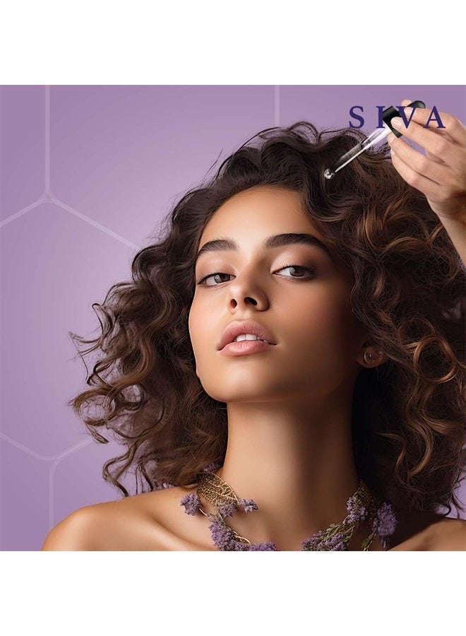 Siva Lavender Essential Oil 4oz (118ml) Premium Essential Oil with Dropper for Diffuser, Aromatherapy, Hair Care, Scalp Massage & Skin Care