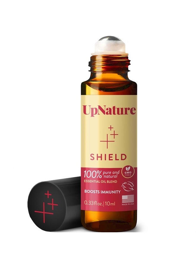Thieves Shield Essential Oil Roll On - Thief & Robbers Germ Fighter Protective Blend, with Clove Oil & Cinnamon Essential Oil - Therapeutic Grade, Gifts Under 10 Dollars