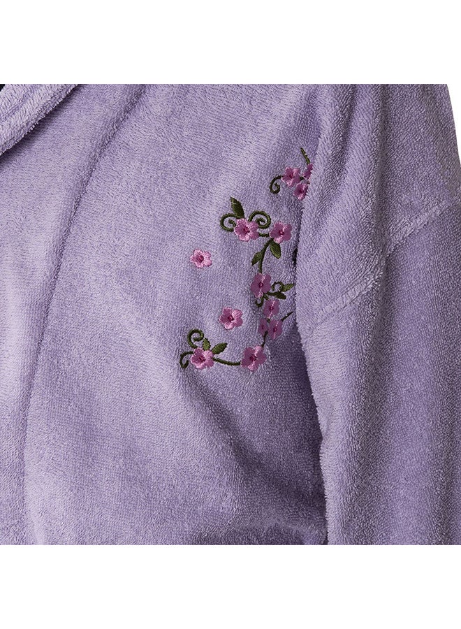 Liza Bathrobe, Lavender - 380 GSM, One Size