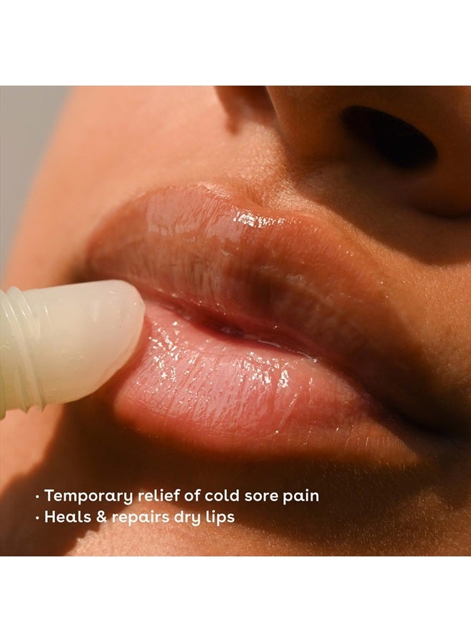Medicated Lip Balm - The Fixer | Lip Care to Repair and Protect Chapped and Dry Lips | Instant Cooling and Pain Relief with Natural Ingredients | 0.35 oz