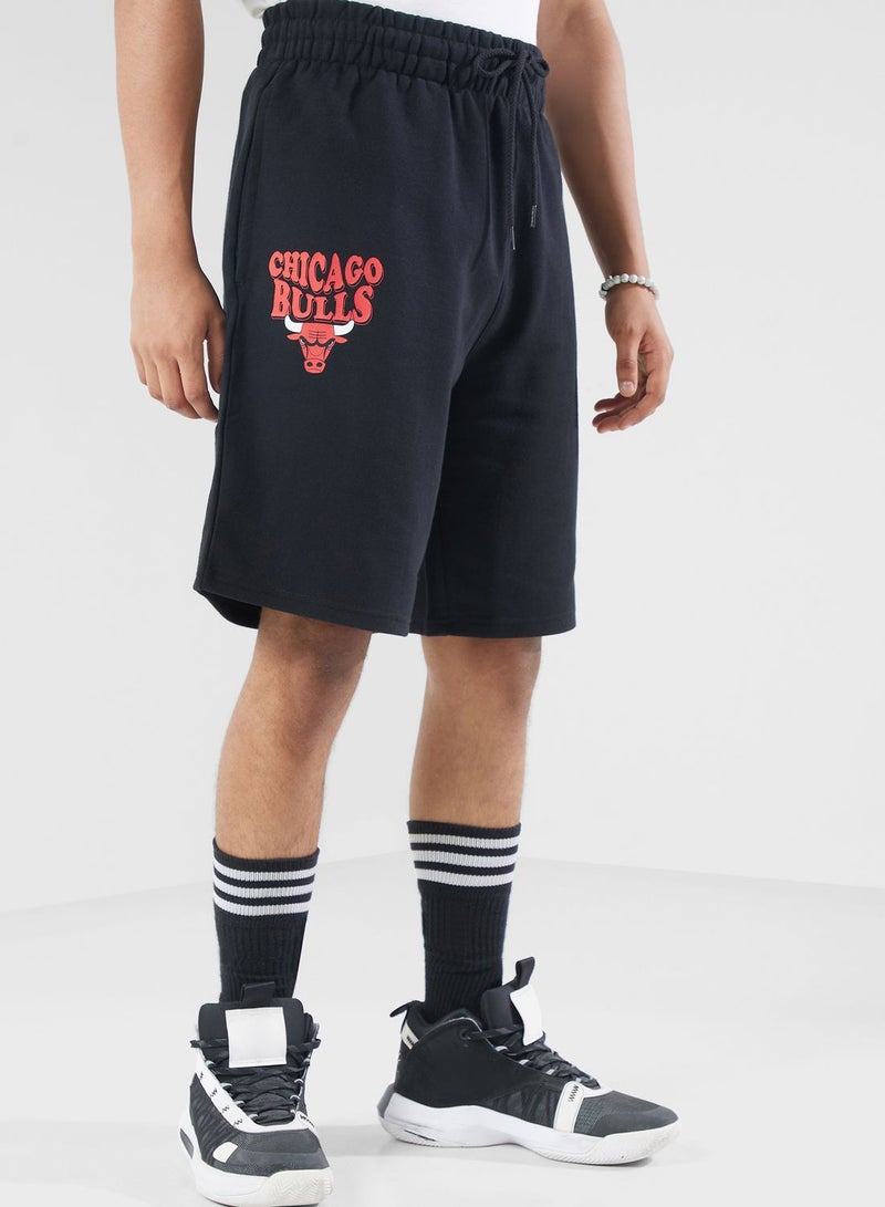 Chicago Bulls Casual Oversized Shorts