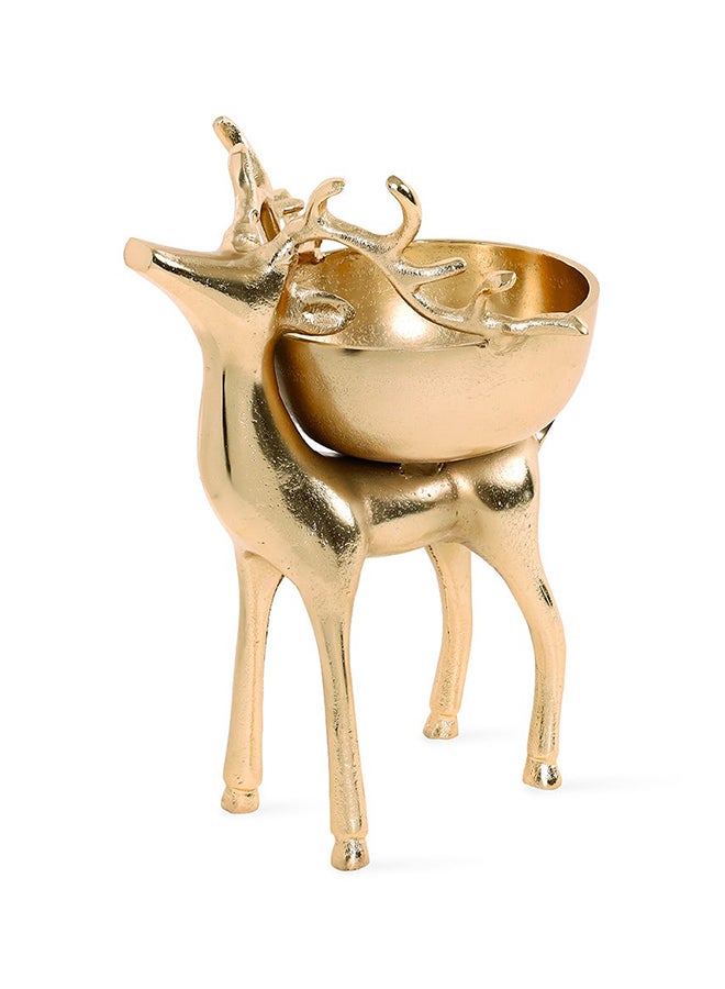 Joy Decor Bowl, Gold - 28x40 cm