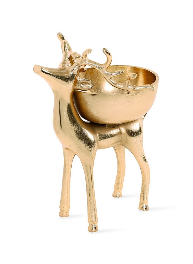 Joy Decor Bowl, Gold - 22x30 cm