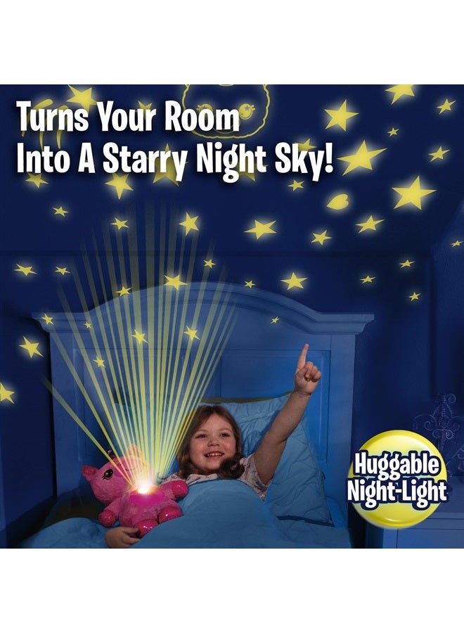Star Belly Dream Lites, Stuffed Animal Night Light, Magical Pink and Purple Unicorn - Projects Glowing Stars & Shapes in 6 Gentle Colors, As Seen on TV