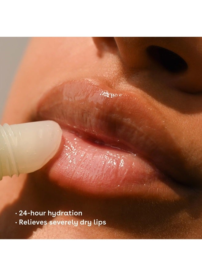 The Hero Lip Repair, Extra Dry Lip Treatment, 24HR Moisture, Overnight Lip Treatment, Natural Strawberry Extract, 0.35 fl oz