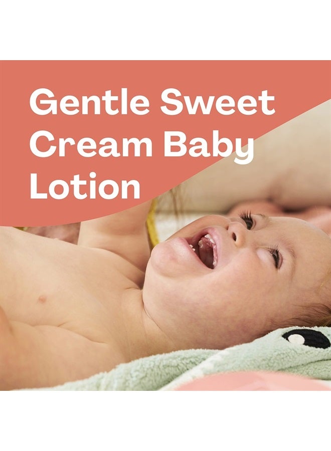 Premium Baby Lotion - Gentle Hypoallergenic Vegan Formula to Nourish and Moisturize - Sweet Cream Scent - 8.5 oz