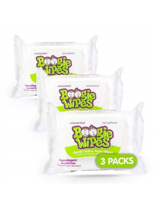 Eleeo Unscented Alcohol-Free Boogie Wipes with Aloe - 30 Count (3 Pack)
