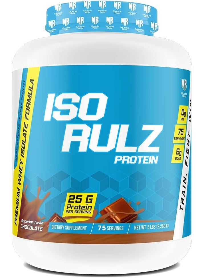 Muscle Rulz ISO Rulz Protein Chocolate Flavor 2260g