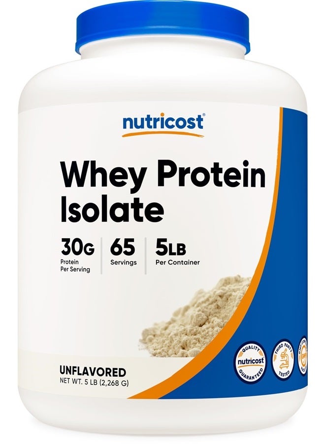 Whey Protein Isolate (Unflavored) 5LBS