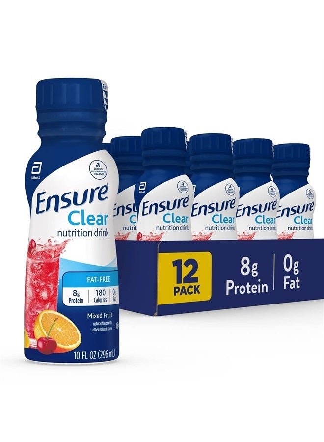Clear Mixed Fruit Nutrition Drink, Fat Free, 12 Pack