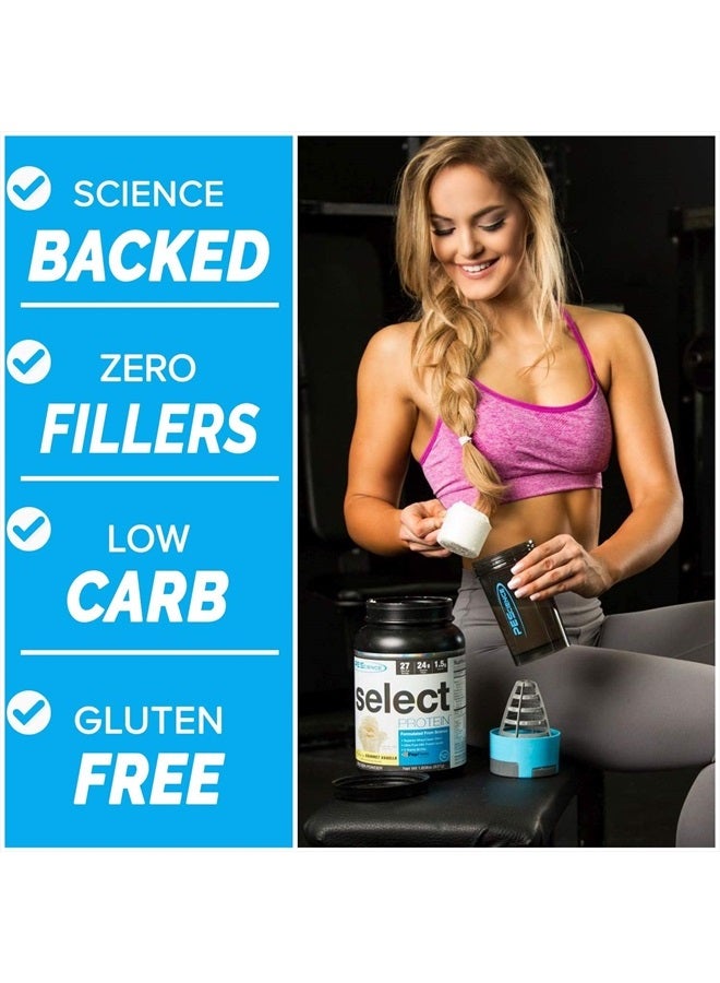 Select Low Carb Protein Powder, Gourmet Vanilla, 55 Serving, Keto Friendly and Gluten Free