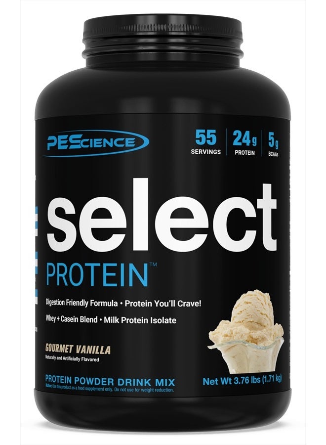 Select Low Carb Protein Powder, Gourmet Vanilla, 55 Serving, Keto Friendly and Gluten Free