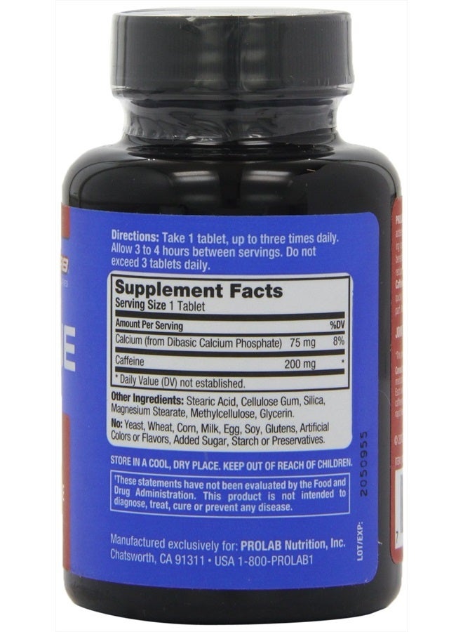 Caffeine Tablets 100 Count